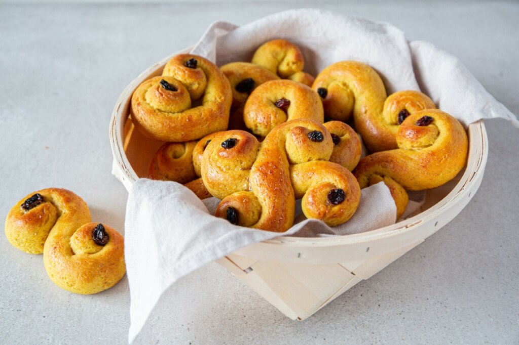 Glutenfrie lussekatter -