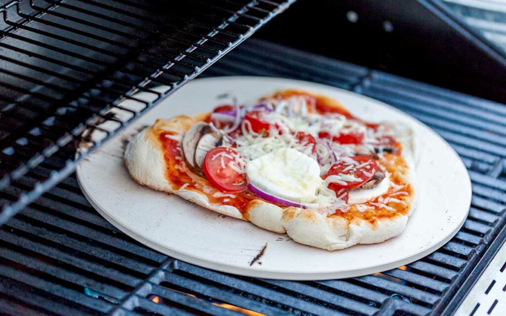 Pizza på grillen Idun