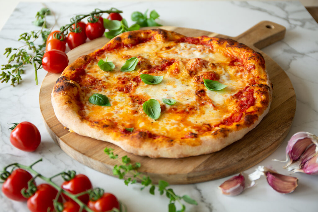 Margherita pizza