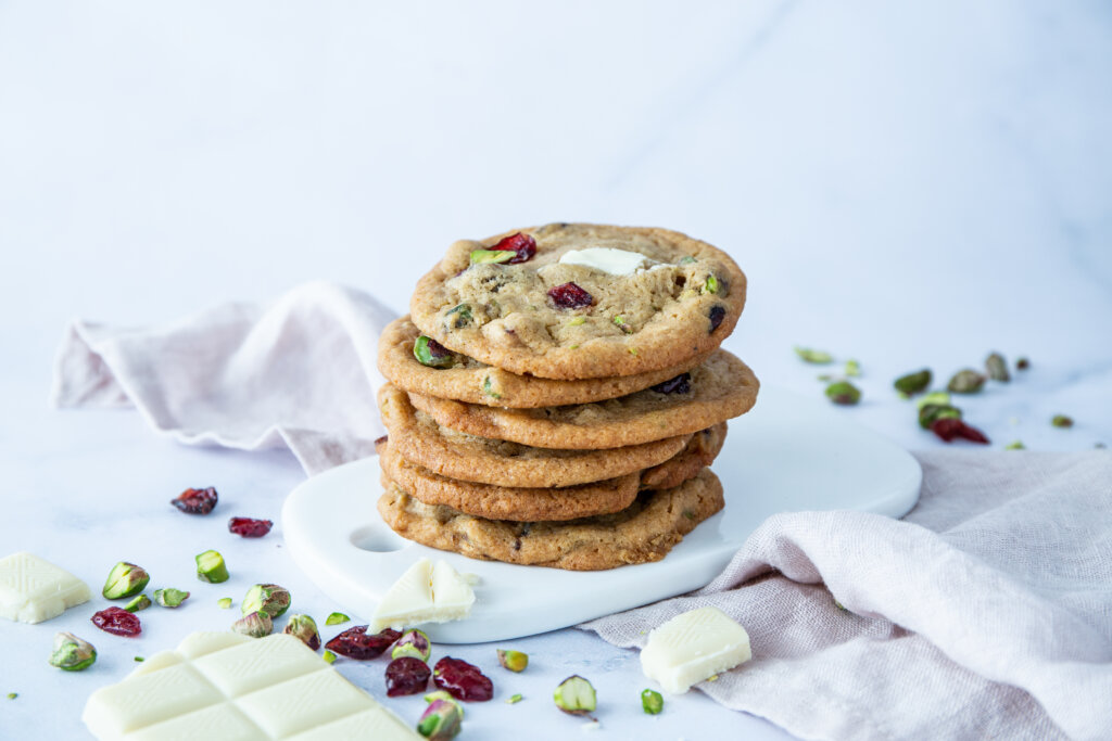 Cookies med hvit sjokolade