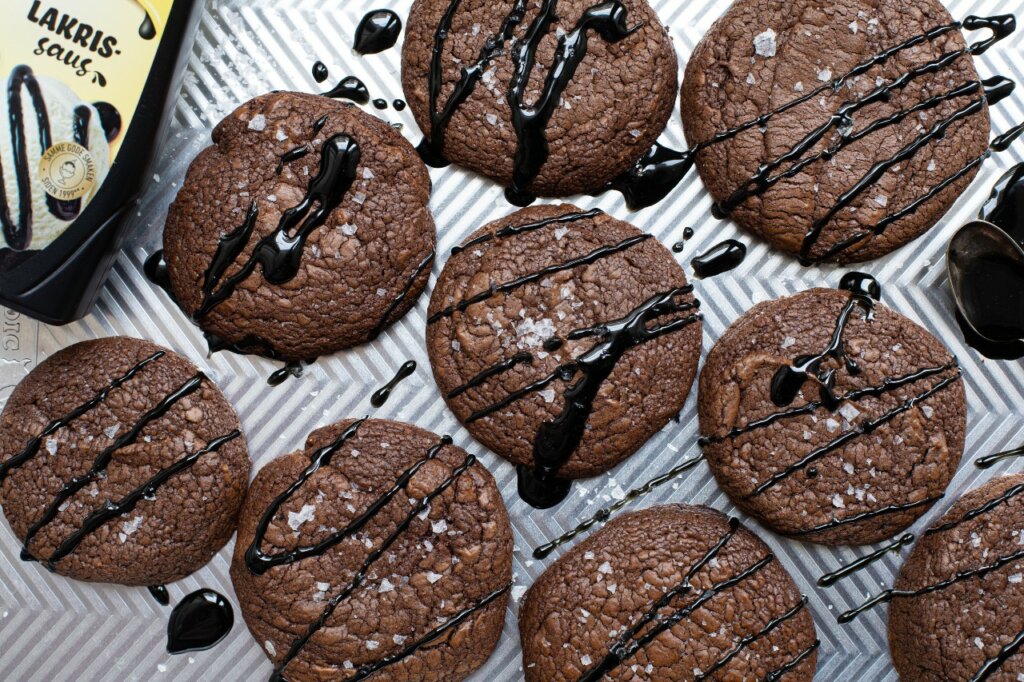 Cookies med salt lakris