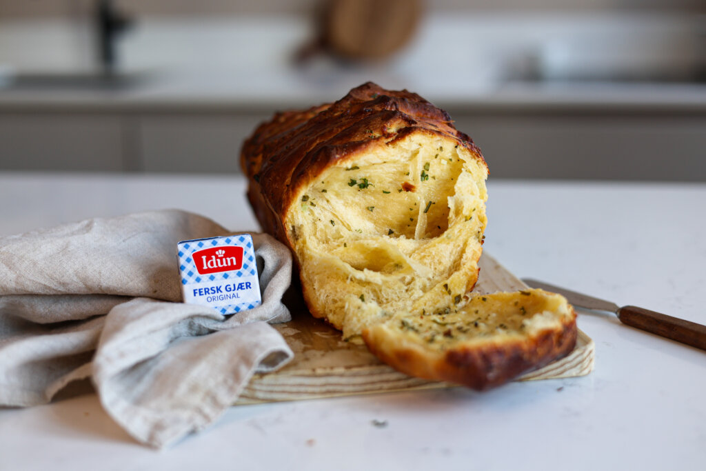 Hvitløksbrioche
