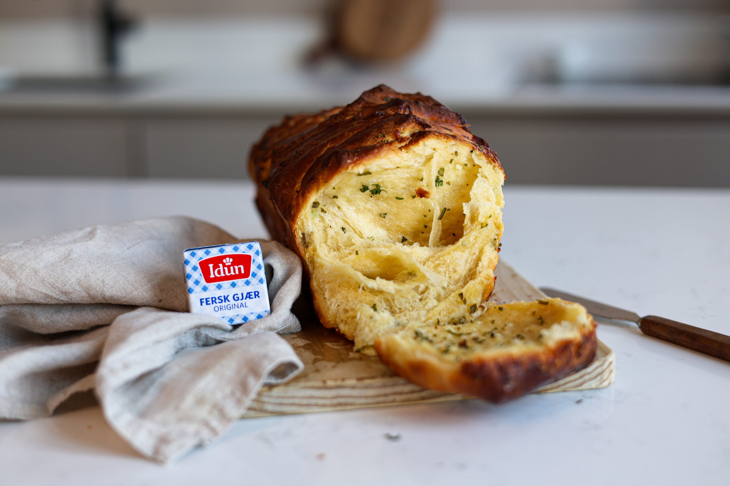 Hvitløksbrioche